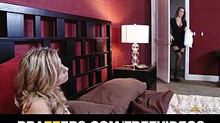 Hot Blonde Milf Caught In Shower Lesbian Fuck