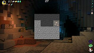 hornycraft parody ep 49 double creampie alex's tight pussy.