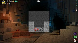 hornycraft parody ep 49 double creampie alex's tight pussy.