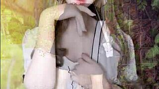 young girlfriend feels excited with toys from old friend