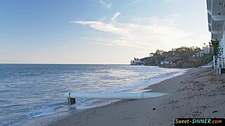 gorgeous teen drools over dick