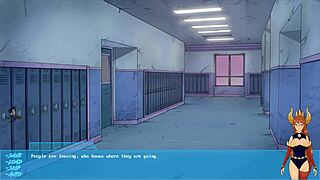 night lessons part 1 with arcade nudity and sexy redhead anime vibe