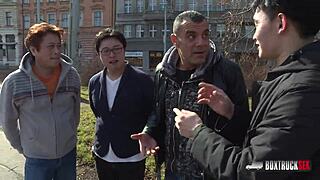 rebeca sharon's big ass takes a public cumshot