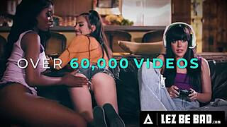 sailor liv ties up avery black with ropes and dominates her roughly