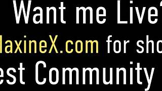 Busty Asian Maxine X Toys Her Shaved Cunt to Orgasm