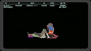 Bent Over Furry Gets Doggystyled In Public Outdoor Game