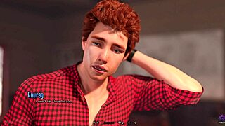 Wife sucks big dick while cuckold husband watches in 3D hentai