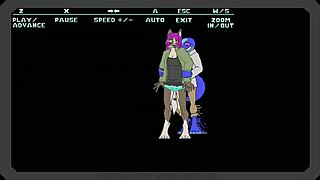 Bent Over Furry Gets Doggystyled In Public Outdoor Game