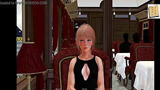 redhead and blonde with small tits in cartoon family