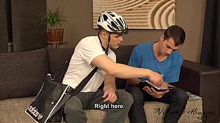 gay top courier spreads for bareback sex, you in?