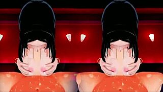 boa hancock cheats on luffy in vr motel scene