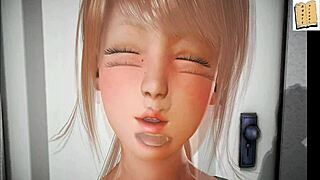 redhead and blonde with small tits in cartoon family