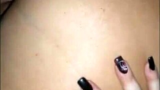 Fat amateur milf endures rough anal fucking at home