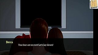 My New Family 181: Redhead Teen In Erotic Hentai Game
