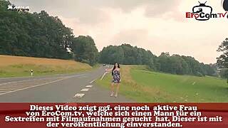 deutsche anhalterin verführt fahrer ohne kondom und wird im auto besamt