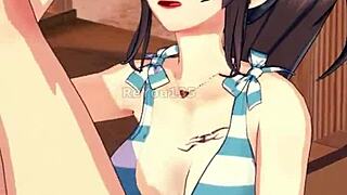 Anime Girl Finds Perfect Partner For Intense Hentai Action With Big Tits And Boobs In 3D Game