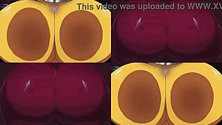 Foxy's big ass and Chica's huge boobs