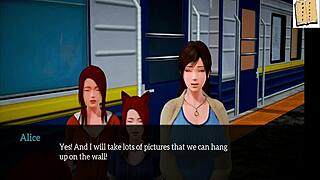 My New Family 181: Redhead Teen In Erotic Hentai Game