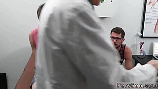 hey, these sexy teen boys are getting wild at the doctor's office visit!