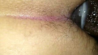 Big black shemale cock pounds tight white ass