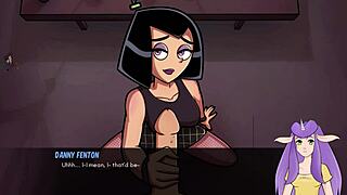 danny phantom's goth girl gives a suggestive handjob in amity park redux part 18