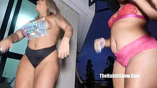 Two Big Booty Brazilian Latinas, Victoria Dias and Bombomd4, Gangbang with Jhonny Gab and Clarkes Boutaine.