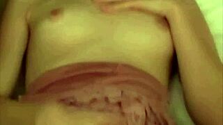 Shy Teen Undresses In Brave Striptease Moment