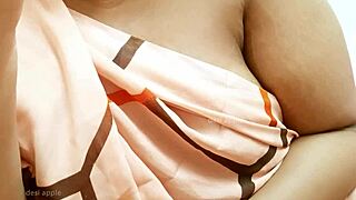 Indian Mother In Law With Big Tits Sucks Cock