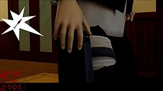 Hinata Sleeps Through Rough Anal in 3D Hentai