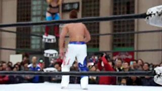 2013 Wrestling Match: Dou Yu Vs Apple Miyuki In Osaka Pro Wrestling League