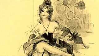 Vintage Erotic Drawings Showcase Retro Anime Style