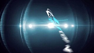 Brunette bombshell gabriella teases by stripping lingerie in fetish show