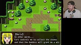 Girl in mature marionette fantasy.