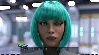 Black Virgin Craves Huge Cock Cum In Mouth During Space Stranding