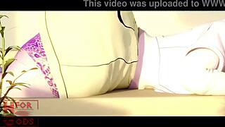 Hinata Sleeps Through Rough Anal in 3D Hentai