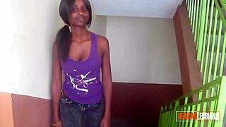 African ebony lesbians in Nairobi passionately licking pussies