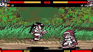 Asian fighters battle in hentai parody ring