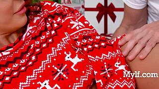 Kiki Drives Me Wild with Christmas Bedroom Fun