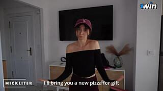 the pizza girl ate my pizza and wanted to run away i made her suck
