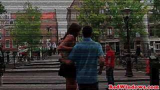 Black Euro hooker gets doggystyled hard before messy cumshot