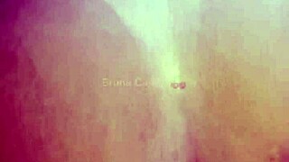 Blonde slut gives pussy and asks for ass eating, gets cum inside in red and sheer