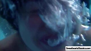 lesbian swimming team remastered in garden 😍