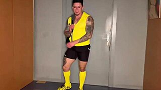 Favio Passionately Licks Freddy's Tattooed Ass