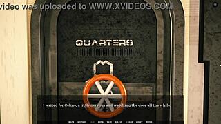 intriguing encounter with hot teen 18+ on spaceship in hentai game