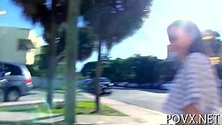 Barely legal teen shares wild POV action