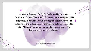 Femdom Commands Jerk Off And Eat Your Cum