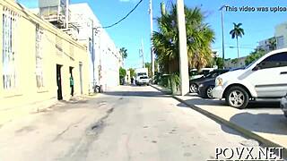 Barely legal teen shares wild POV action