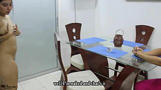 eating stepdaughter's big pussy while rubbing and fingering 😋