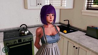 Redhead masturbates on webcam during gameplay