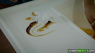 Dedicated step dad fucks the babysitter locked in quarantine!